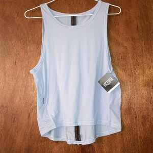 Women's gray and black Tank Top